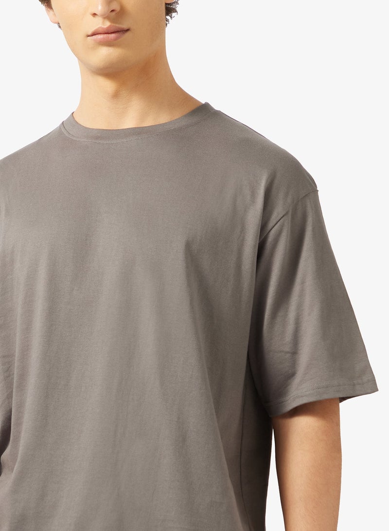 سفنتي فايف بيسيكس تي شيرت واسع - Image 3